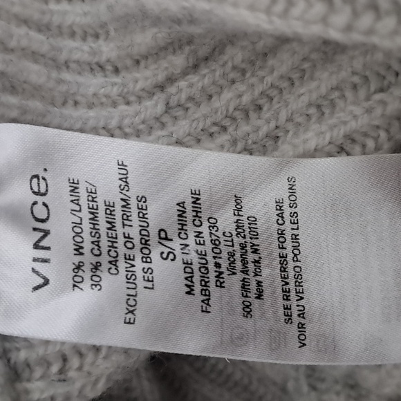 Vince Women's Wool & Cashmere Tie Front Tunic